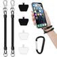 Retractable Phone Lanyard Anti Loss Strap with Mount Patch Set