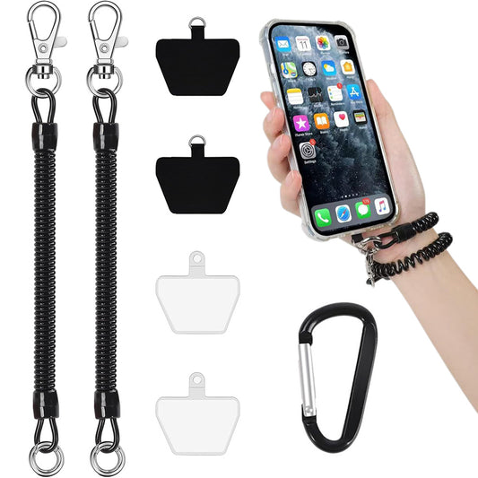 Retractable Phone Lanyard Anti Loss Strap with Mount Patch Set