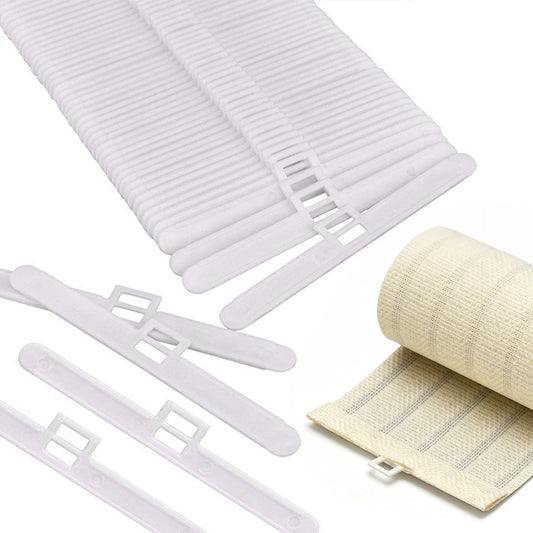 40Pcs 8.9 / 10 / 12.7cm Vertical Blind Double Hole Connector Clips for Vertical Blinds