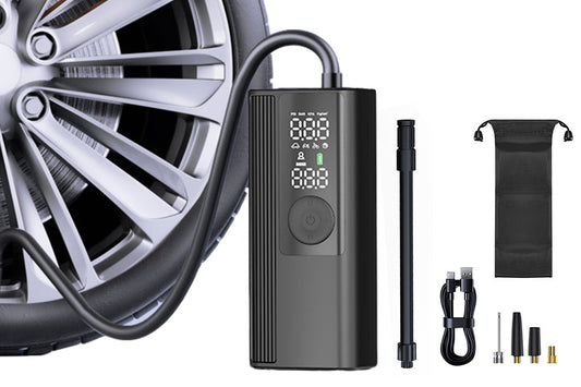 Portable Tire Inflator Cordless Air Pump for Car Motorcycle Bicycle