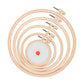 6 PCS Embroidery Hoops with 16 Needles Plastic Cross Stitch Hoops for Crafts