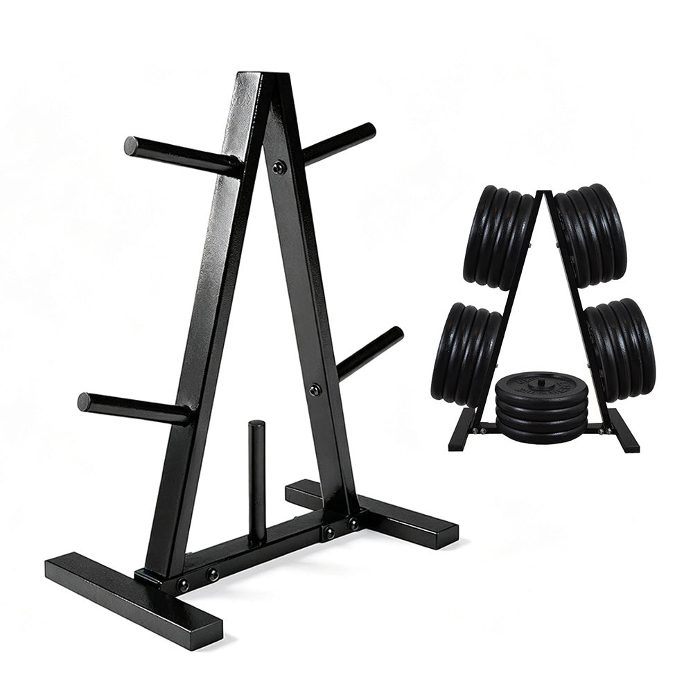 Weight Plate Rack for 1 Inch Plates Weight Tree for Home Gym