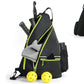 Pickleball Backpack Adjustable Sling Bag Large Capacity with Safety Pocket for Men and Women