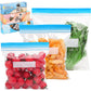 70Pcs Food Storage Bags with Double Zipper Seal Freezer Bags