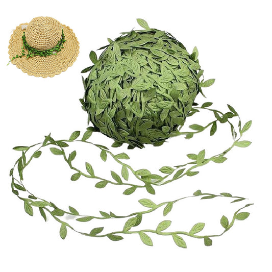 Artificial Willow Leaf Polyester Garland Green Vine for DIY Decoration