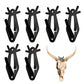 6Pcs European Mount Skull Hanger Deer Antler Bracket Heavy Duty Stainless Steel