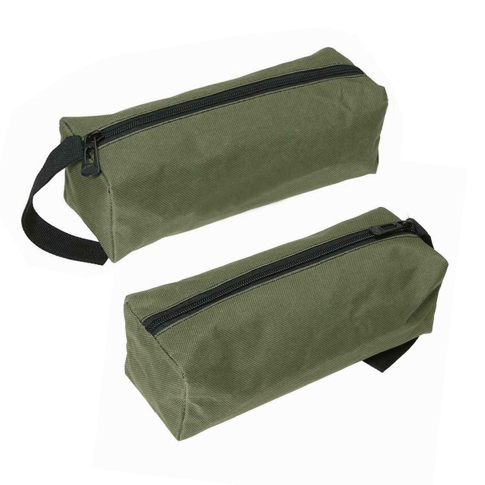 2 Pack Multi-purpose Oxford Canvas Tool Bag Heavy Duty Tool Organizer Pouch