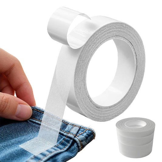 3 Piece Double Sided Fabric Hemming Tape Set for No Sew Clothing Repairs