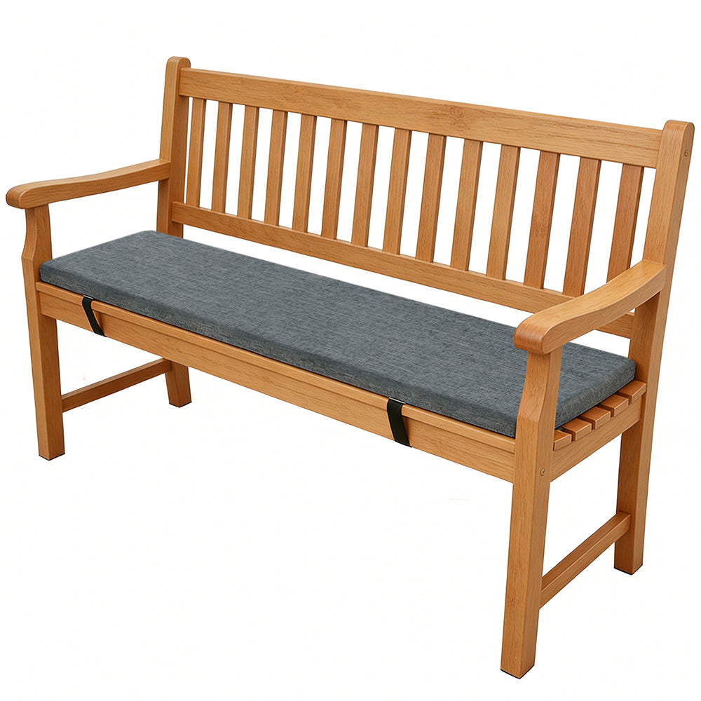 Long Bench Cushion with Ties for Dining Window Bench