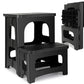 Folding 2 Step Stool Non Slip Portable Footstool Dual Heights Holds 300g