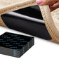 24 PCS Anti-Slip Rug Grippers Non-Marking Carpet Pads for Hardwood and Tile Floors