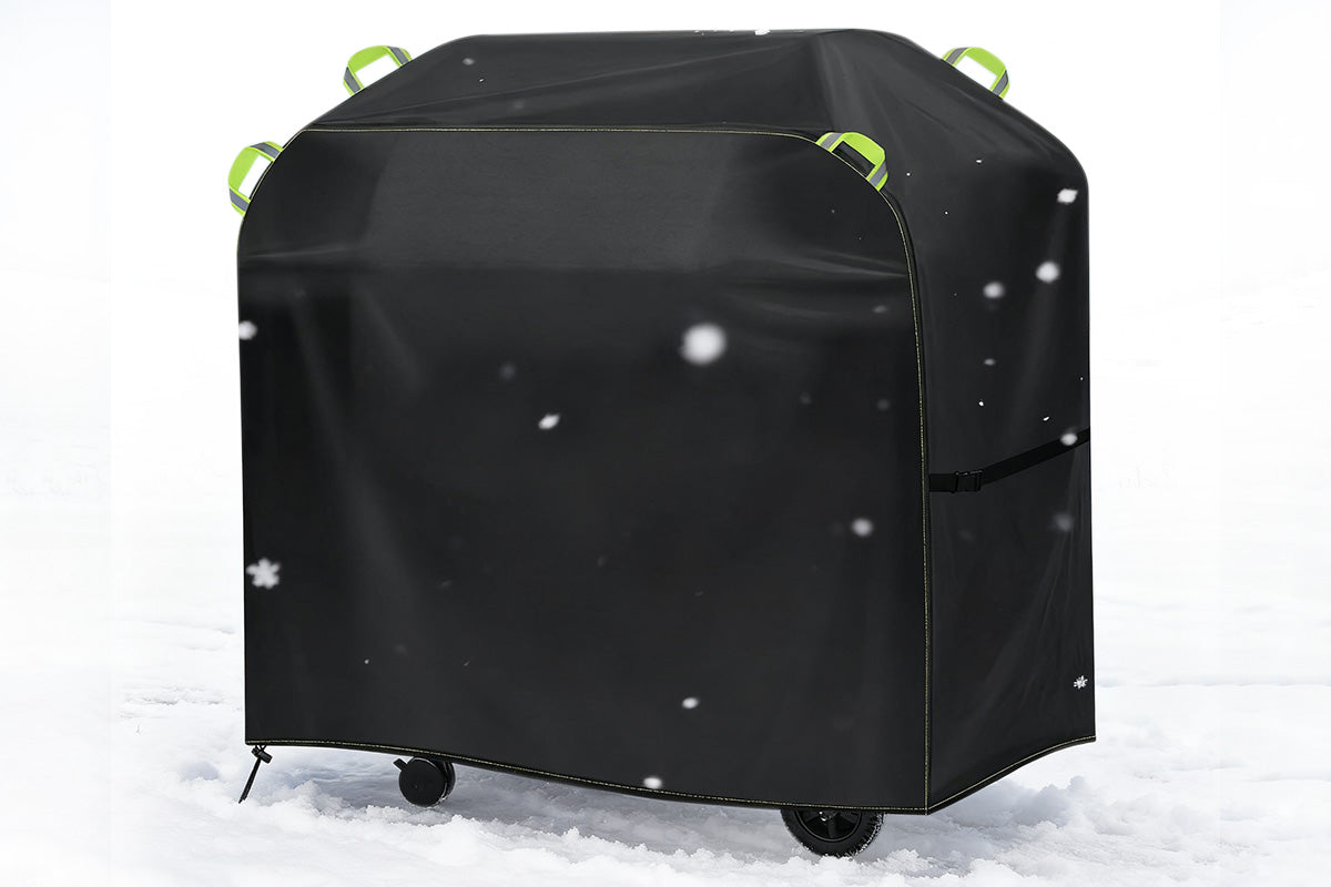 Heavy Duty Grill Protector BBQ Cover With Adjustable Straps For Outdoor