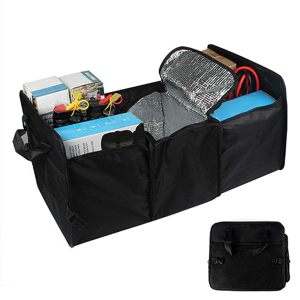Car Storage Box Oxford Fabric Organizer Insulation Compartment Vehicle Storage Box