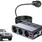 7 in 1 Cigarette Lighter Splitter QC3.0 PD 30W Charging 3 Socket Car Charger Adapter