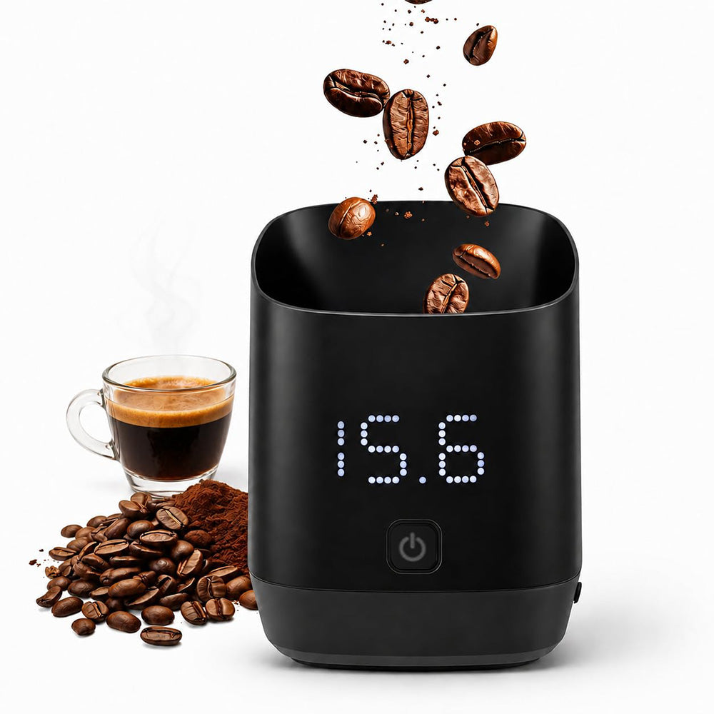 Digital Coffee Bean Scale Mini Dosing Cup 0.1g High Precision with LED Display