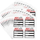 2" Oil Change Reminder Stickers 120 Stickers Static Car Maintenance Labels