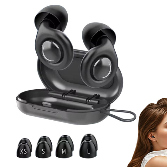 Silicone Noise Reduction Ear Plugs for Sleep Study Travel Office