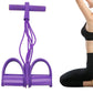 6 Tube Pedal Ankle Puller Foot Pedal Resistance Band Exercise Tension Rope