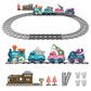 Little One's Electric Train Set Attractive Train Toy with Music Lights and Tracks