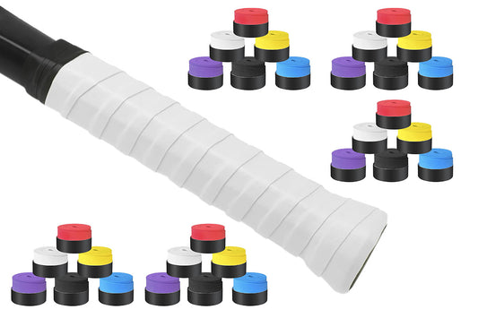 30Pcs Racket Grip Tape Non-Slip Sweat Absorbent Overgrip for Tennis Badminton