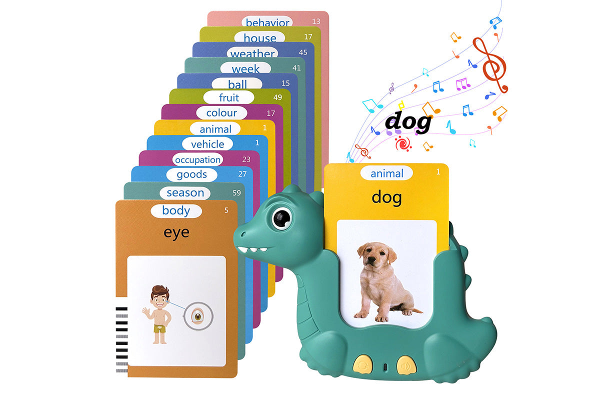 Flash Cards Learning Toy with 510 Words Montessori Language Educational Toy
