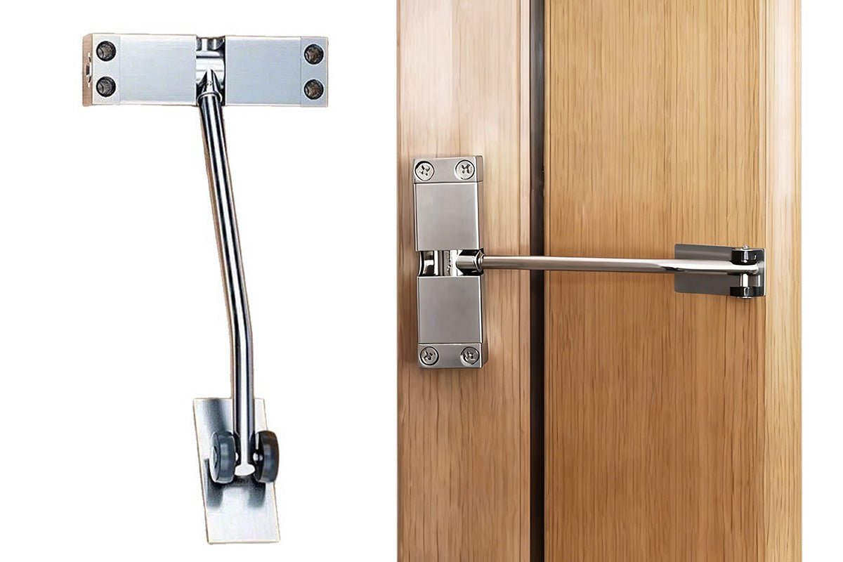 Aluminum Alloy Automatic Door Closer with Adjustable Closing Angle