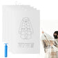 4Pcs Hanging Vacuum Clothes Storage Bags with Pump