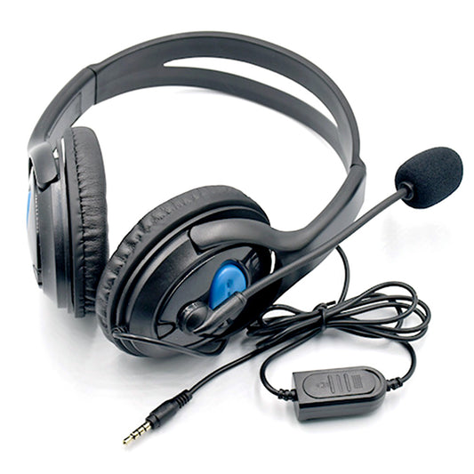 Over Ear Stereo Headset with Microphone Wired Gaming Headphones for Students Players