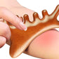 4 In 1 Gua Sha Tool Wooden Head Massage Comb Scalp Comb For Head Neck Face Care
