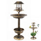 Three in One Solar Bird Bath Feeder
