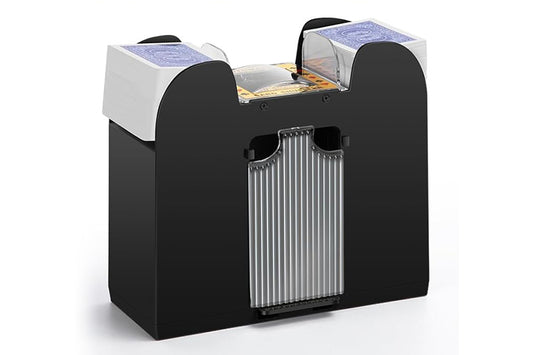 6 Deck Automatic Electric Card Shuffler Battery Operated