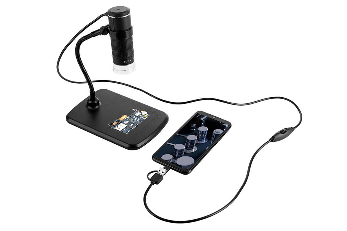 USB Digital Handheld Microscope 50 to 1000x Wireless Magnification Microscope Camera