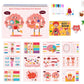 Montessori Busy Book Human Body Anatomy Book Learning Human Body Activities Book