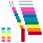 Colored Sticky Index Tabs Page Markers for Books Binders and Notebooks