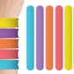 6 Pieces Sensory Textured Silicone Snap Bracelets Fidget Toys