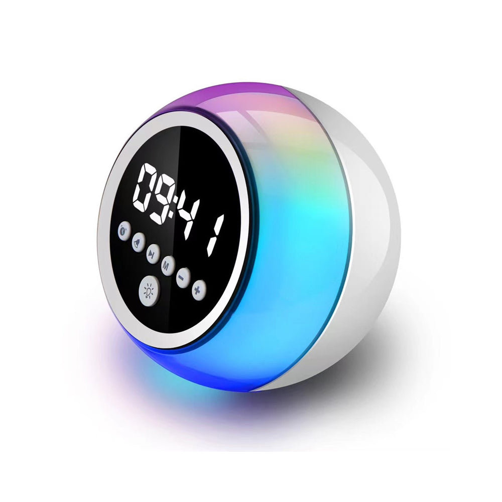 Multi-Function Alarm Clock Bluetooth Speaker LED Night Lights Kids Bedroom