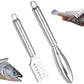 2Pcs Stainless Steel Fish Scaler Brush Scale Scraper Skin Remover Kitchen Seafood Clean Tool