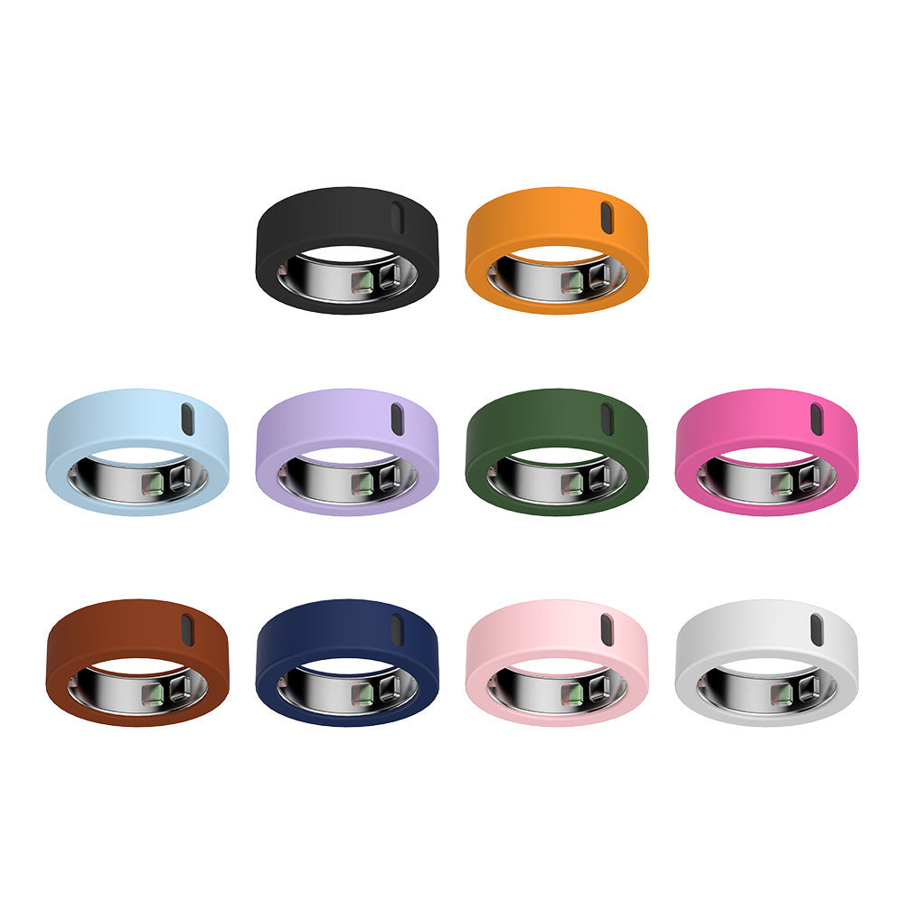 10 PCS Ultra Thin Silicone Covers Compatible with Oura Ring Gen 5 with Storage Box