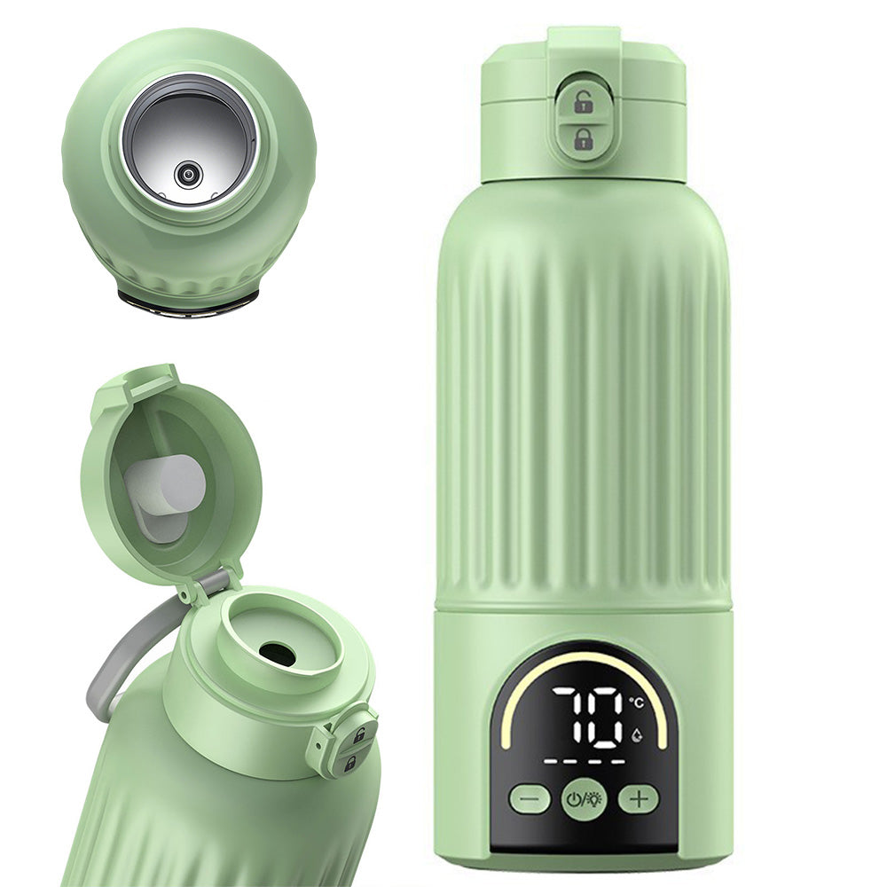 Portable Heating Cup 35 Degrees Celsius to 70 Degrees Celsius Adjustable Leak Proof for School Office