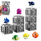 6 Piece Pool Diving Rescue Game with Sea Animals and Sinking Cages