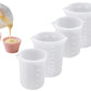 4-Pack Silicone Measuring Cups for DIY Baking