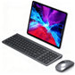 Wireless Keyboard and Mouse Set Triple Modes Bluetooth  Rechargeable For Tablet PC