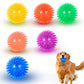 6Pcs Squeaky Dog Toy Balls Floating Dogs Pool Balls Interactive Fetch Toys for Puppy