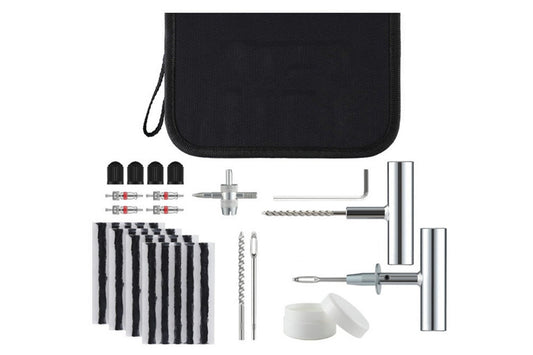36PCS Tire Repair Kit for Car Motorcycle Truck SUV Tubeless Tire Plug Tool Set