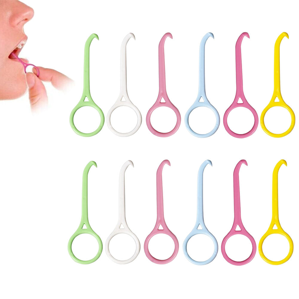 12Pcs Invisible Aligner Removal Tool with Wide Cap and Non-Slip Handle