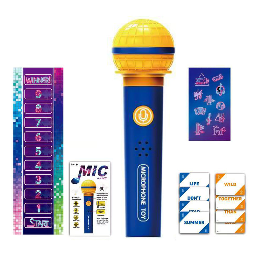 Mic Karaoke Party Game Grab The Mic Karaoke Game for Birthday Parties
