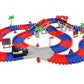 212Pcs Set Spider Toys for Boys Spider Race Track with 2 Cars Birthday Gifts