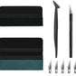9PCS Car Window Tint Installation Kit Wrap Tools With Squeegee Razor Blade Knife