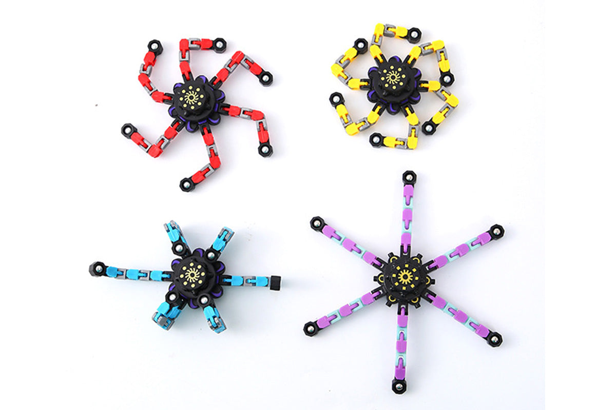 Transformable Mechanical Gyro Fidget Spinner