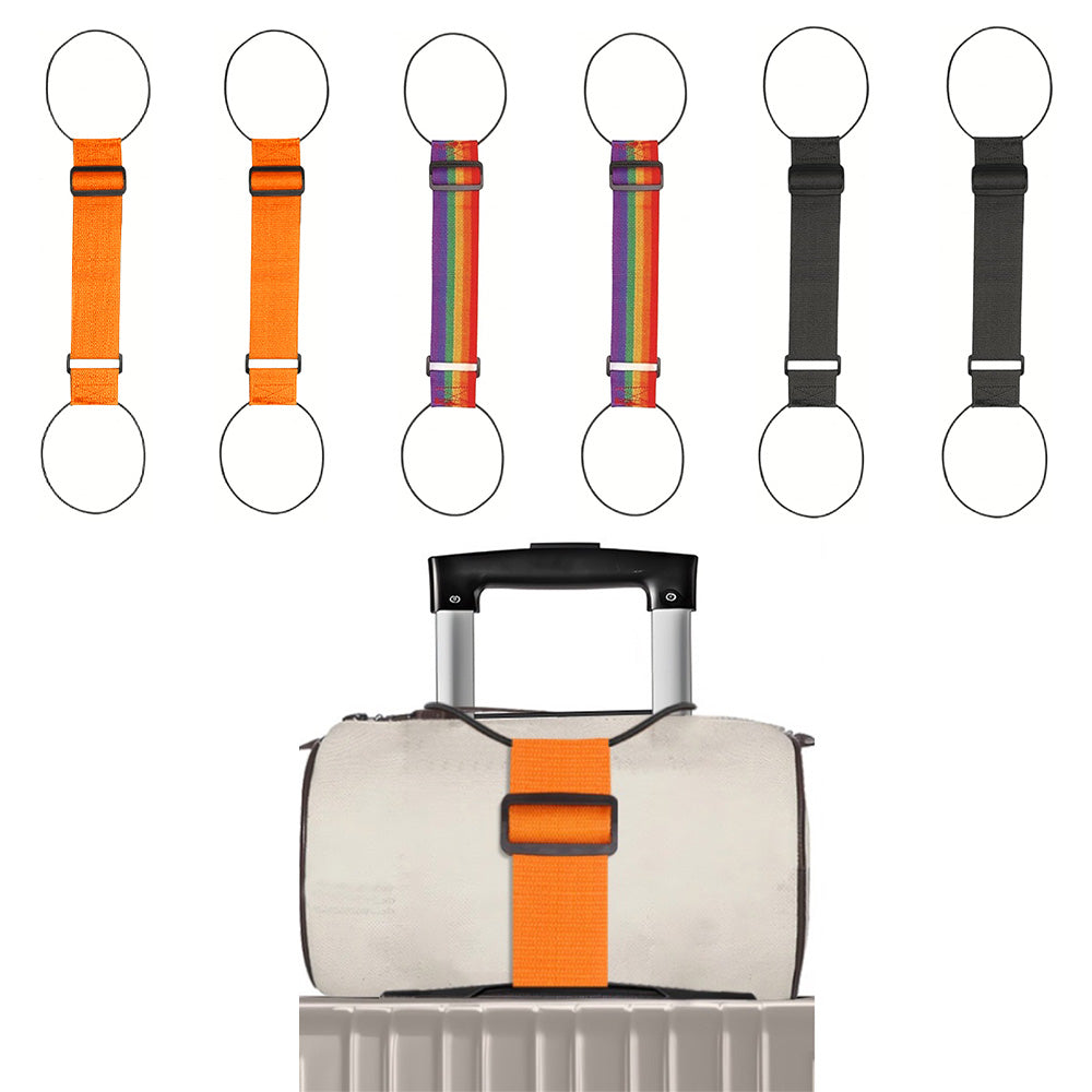 6 Pack Luggage Straps Elastic Bungee Connector Tie Down Strap